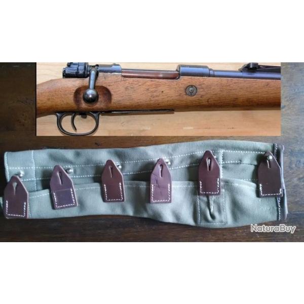 Etui housse en toile canvas pour carabine MAUSER 98K WW2 K98 COVER GEWHER 98 K