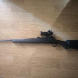 1 x Carabine axis cal 270w + lunette 3/9x40 point rouge + point rouge