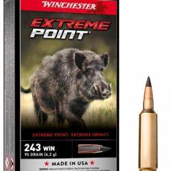WINCHESTER cal.243 Win Extreme Point 95 grains - 6.1 grammes /20