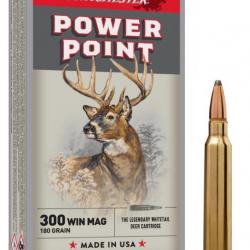 WINCHESTER cal.300 Win Mag Power Point 180 grains - 11.7 grammes /20