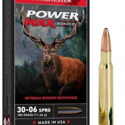 WINCHESTER cal.30-06 Sprg Power Max 180 grains - 11.7 grammes /20
