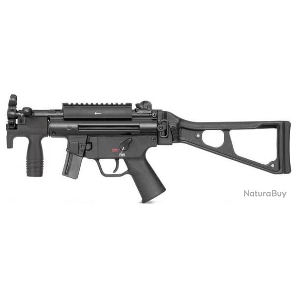 CARABINE HK SP5k CAL.9x19 CROSSE FIXE AVEC POIGNE MP5K - CATEGORIE B