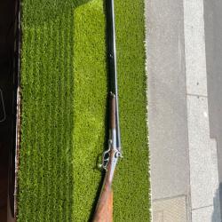 N-13 FUSIL JUXTAPOSÉS À CHIEN EXTÉRIEUR ARTISANT LYONNAIS MULLERCALIBRE 16/65 ETAT EXCEPTIONNEL