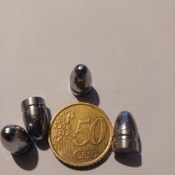 2000 Plomb 9 mm pour air comprimé 357-125 grains Flat base s