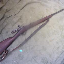fusil de chasse sur base Gras 1866  canon lisse