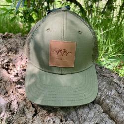 Casquette BLASER insigne cuir Vert Olive