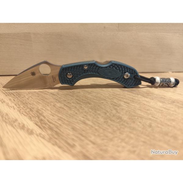spyderco Dragonfly K390 bleu neuf