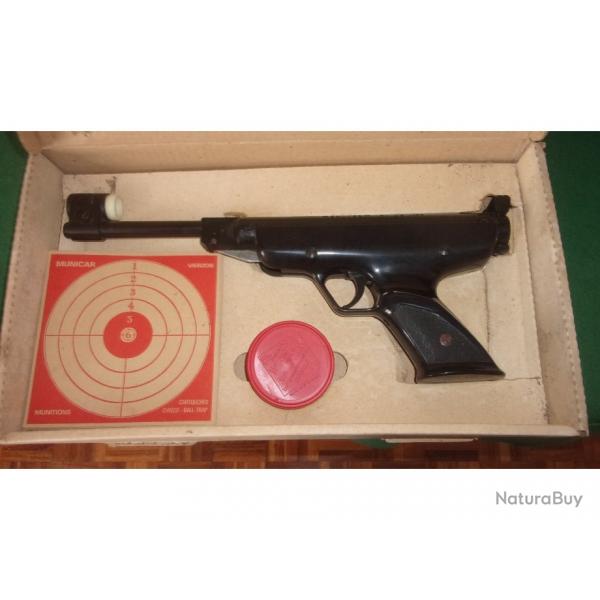 vintage Pistolet  air Manu arme