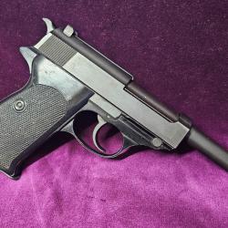 Pistolet MANURHIN Walther, Mod: P1 - type P38, BUND! douane allemande, calibre 9x19, Catégorie B