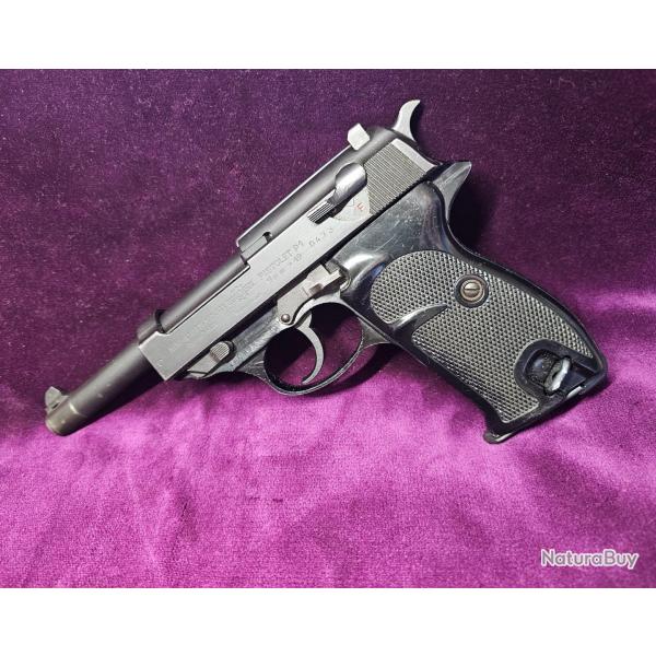 Pistolet MANURHIN Walther, Mod: P1 - type P38, BUND! douane allemande, calibre 9x19, Catgorie B