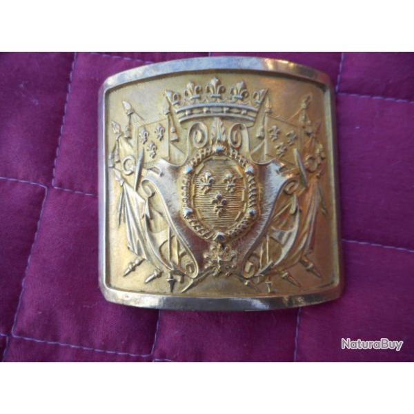 plaque de ceinturon d'Officier des cuirassiers d'Angoulme modle 1814