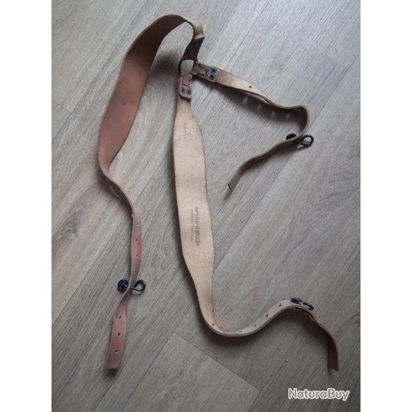 brelage cuir arme Francaise Indo/Algrie
