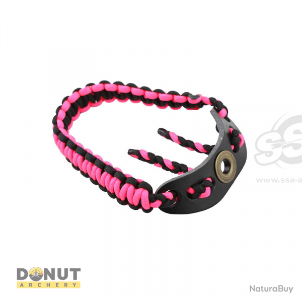 Dragonne Tir  l'Arc Easton Deluxe Paracord Diamond - Rose