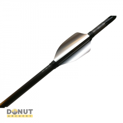 Plumes de flèche Xs Wings 40mm - Argent / Gaucher