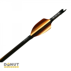 Plumes de flèche Xs Wings 40mm - Bronze Metallique / Droitier