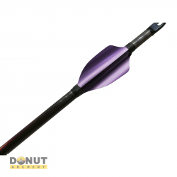 Plumes de flèche Xs Wings 40mm - Violet Metallique / Droitier