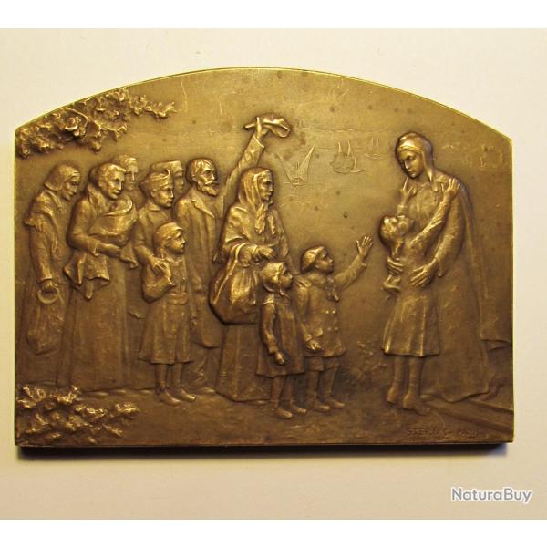 (517) Mdaille "La France reconnaissante 1914-1918" sign G. Stern