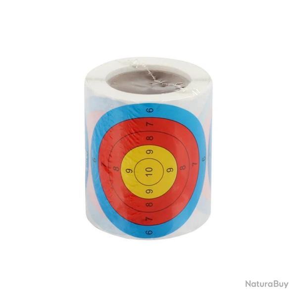 200PCS/Roll Fluorescent Target Stickers 180g/185g/210g Self-Adhesive Splatter Impact Splash Reactive