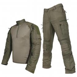2024 Spring and Autumn Men's Set Tactics Wear Resistant Uniform Shirts Men's Outdoor Sports 2-piece 