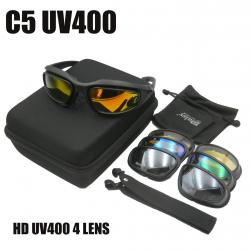 Daisy X7 Photochromic sunglasses Tactical Goggles men polarized C5 glasses Kit War Game shooting gog