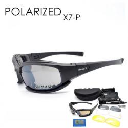 Daisy X7 Photochromic sunglasses Tactical Goggles men polarized C5 glasses Kit War Game shooting gog