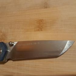 2xMicarta lot, CRETACE RONIN tactique assisté + Couteau Slipjoint, style Benchmade Proper