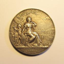 (520) Médaille "Toujours prêts, patients, mais oublieux jamais"14-18, signé H. D