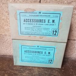 2 boites accessoires manufrance cal12