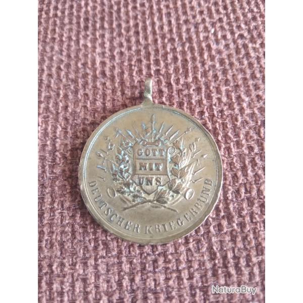 Medaille allemande guerre de 1870 vtran
