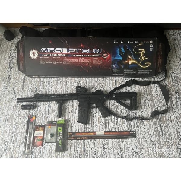 CM16 Wild Hog 12" G&G AEG Upgrade + Accessoires