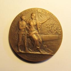 (515) Médaille "Entraînement physique, préparation militaire" Grandhomme 1911