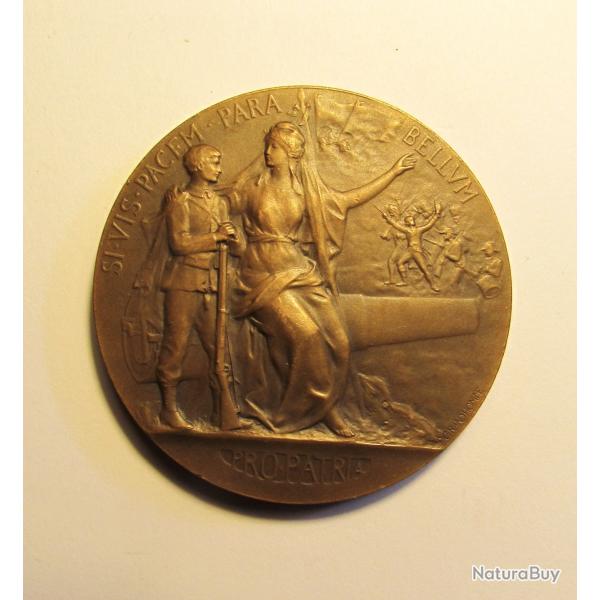 (515) Mdaille "Entranement physique, prparation militaire" Grandhomme 1911