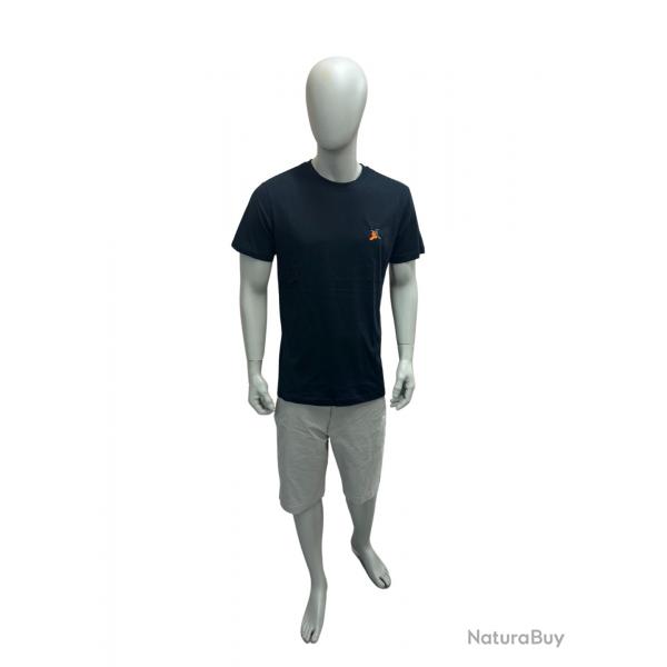 VENTE FLASH - T-shirt Le PAIRON BECASSIER Noir