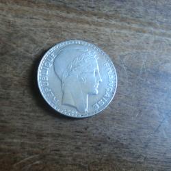 piece 10  francs  turin  argent / 1938