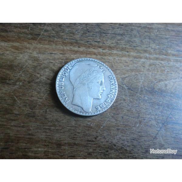 piece 10  francs  turin  argent / 1934