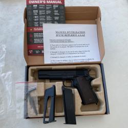 COLT 1911 A1 AW CUSTOM AIRSOFT NEUF + 1 CHARGEUR GAZ SUPPLÉMENTAIRE NEUF