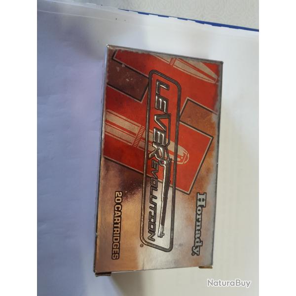 1 boite neuve de 20 munitions Hornady Lever Evolution 444 Marlin 265 grains FTX