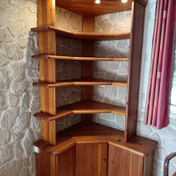Bibliothèque d'angle sur mesure