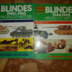 lot de 2 revues "Blindés -profils et histoire"
