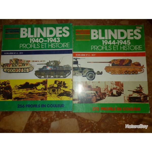 lot de 2 revues "Blinds -profils et histoire"