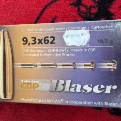 Blaser CDP 9,3x62 277 grs (x20)
