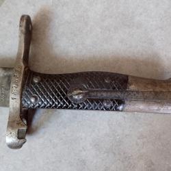 187533 Baïonnette Suisse pour fusil VETTERLI sans fourreau