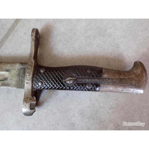 187533 Baonnette Suisse pour fusil VETTERLI sans fourreau