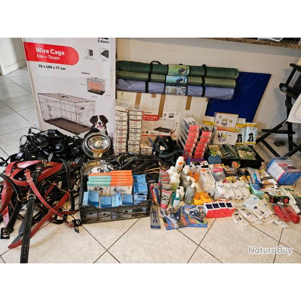 Lot important +340 accessoires animalerie l'ensemble NEUF