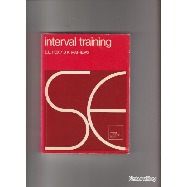 interval training,prparation aux sports et amlioration condition physique E.L.Fox et D.K.mathews