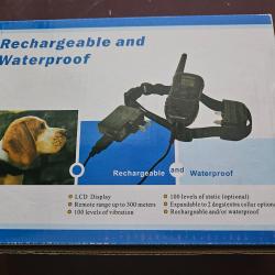 Collier de dressage chien à distance 300m rechargeable et étanche For 1 Dog