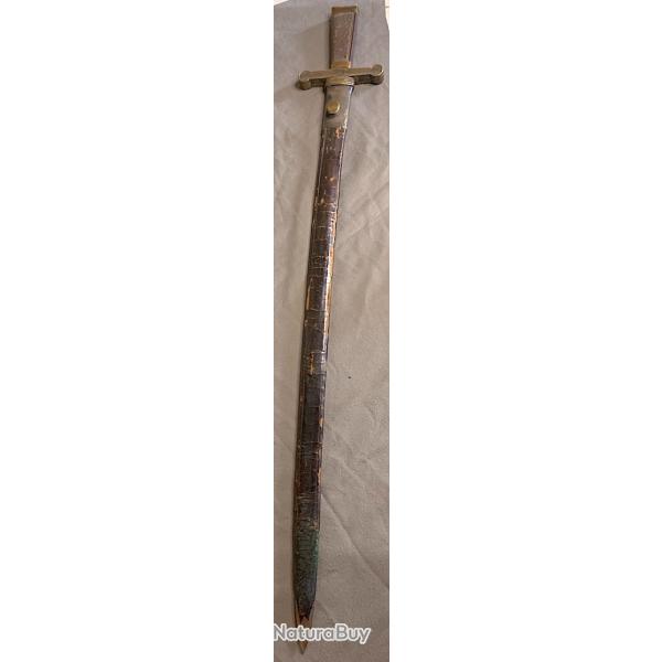Epe glaive XIXme origine inconnue