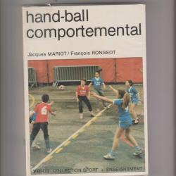 hand-ball comportemental n°73,jacques mariot et françois rongeot,sport
