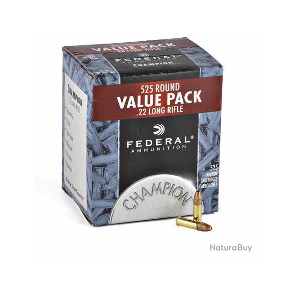 1 boite FDRAL  Champion 22 LR 525 rounds