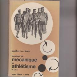 principes de mécanique en athlétisme 2e edition,geoffrey h.g.dyson,sport